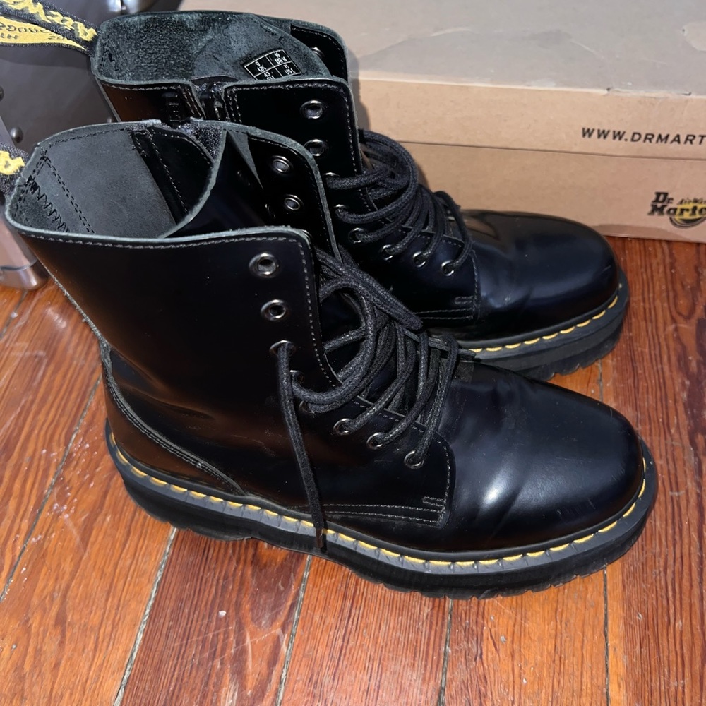Size 11 Women’s Black Doc Martin Platform Boots